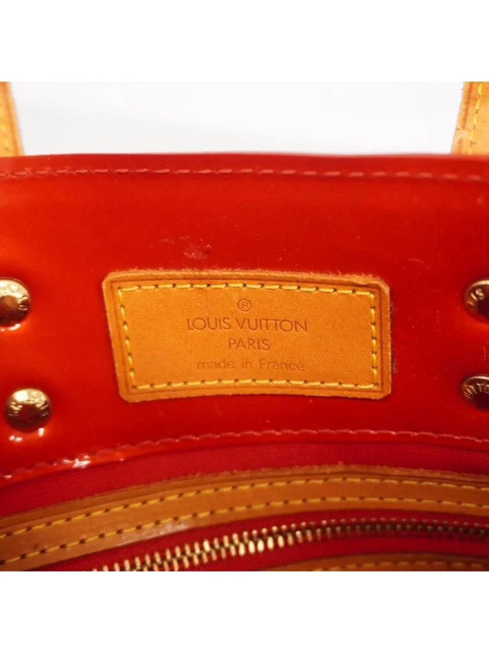 Louis Vuitton Handbag Vernis Reed PM Rouge